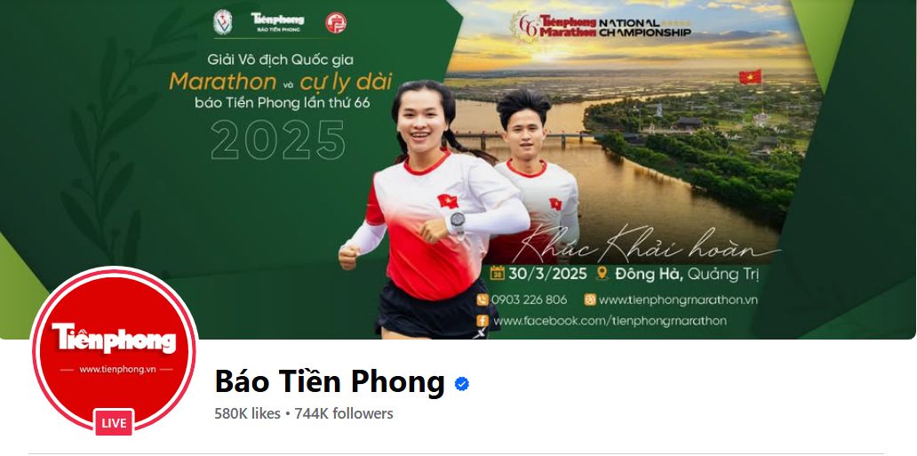 Fanpage Báo Tiền Phong